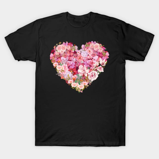 flowers and leaves T-Shirt by sirazgar